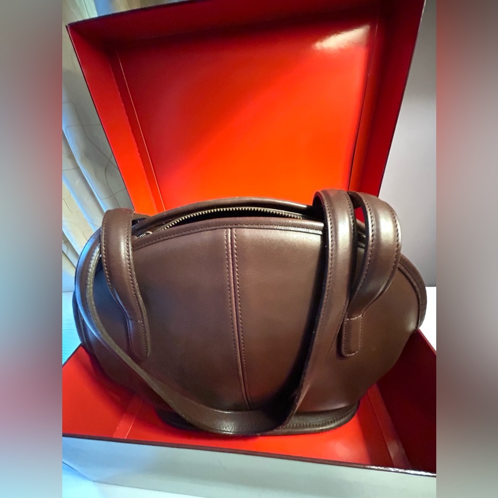Coach Brown Leather Shoulder Bag